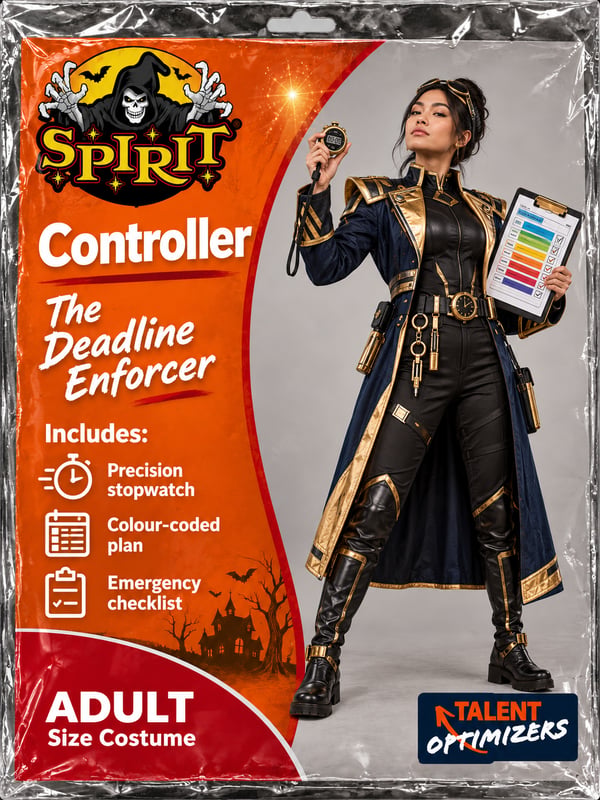 Halloween costume for the PI Controller Reference Profile: The Deadline Enforcer