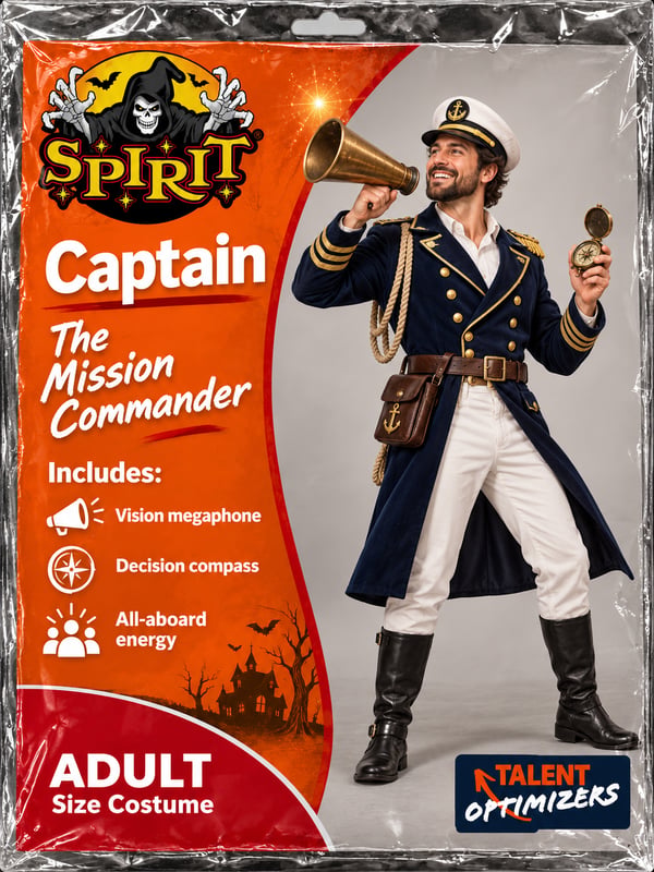 Halloween costume for the PI Captain Reference Profile: The Mission Commander