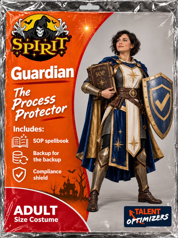 Halloween costume for the PI Guardian Reference Profile: The Process Protector