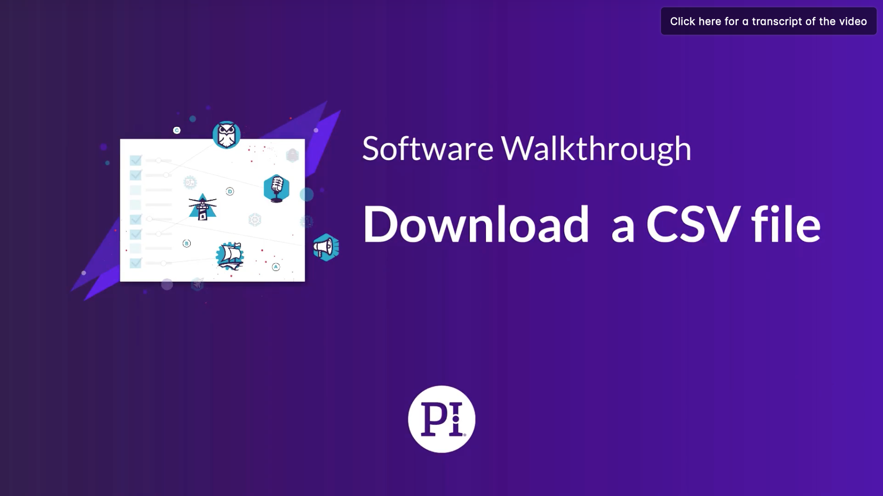 Download PI CSV File