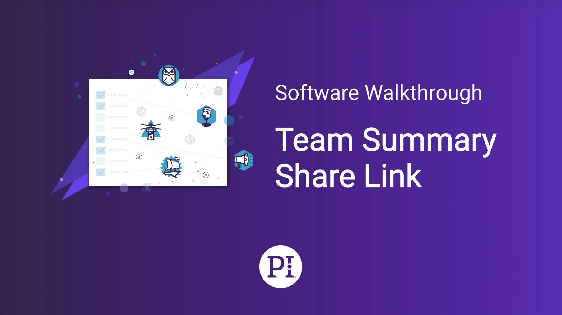PI Team Summary Share Link