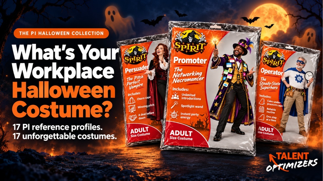 17 PI Reference Profiles as Halloween Costumes (Not Scientifically Validated)