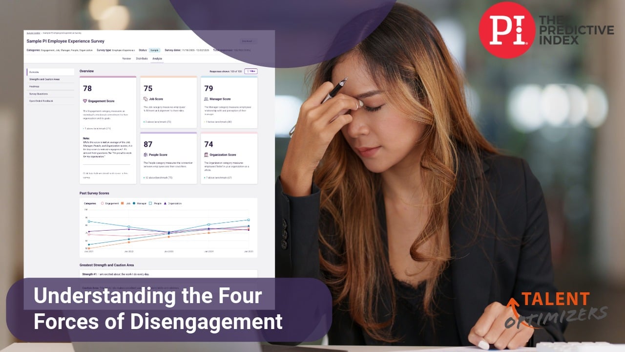 Understanding the Four Forces of Disengagement — and How Predictive Index Helps Fix Them